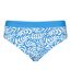 Womens/ladies ocean notion leaf print bikini bottoms blue Mountain Warehouse-1