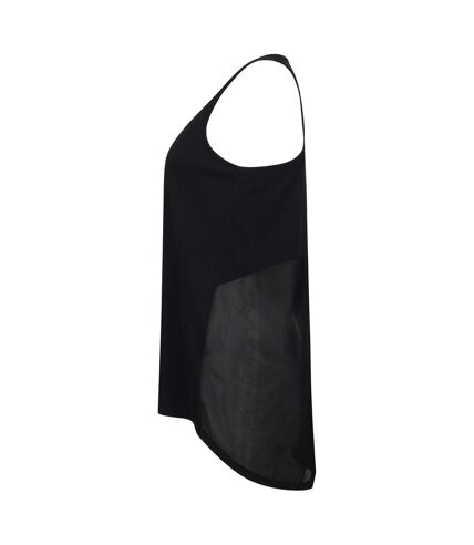 Tombo Womens/Ladies Open Back Undershirt (Black)