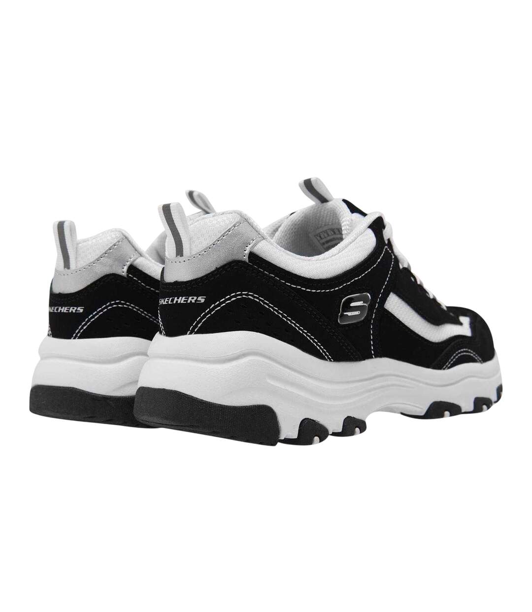 Baskets Icon Dlite Femme Noir Blanc Skechers-2