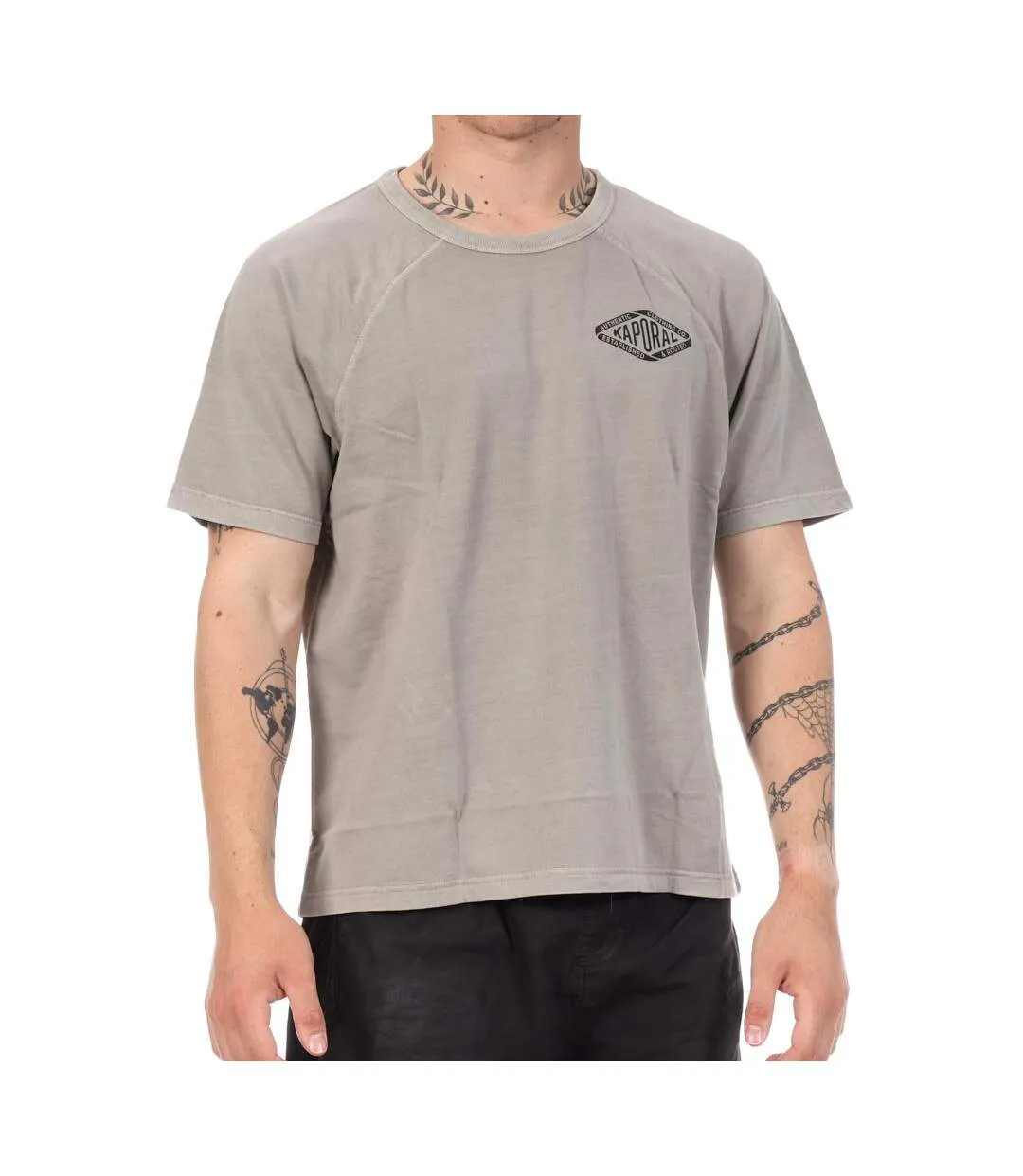 T-Shirt gris homme kaporal rakim-1