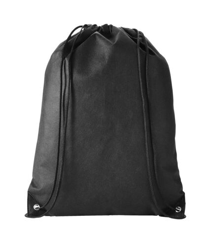 Bullet Evergreen Non Woven Premium Rucksack (Solid Black) (13.4 x 16.5 inches)
