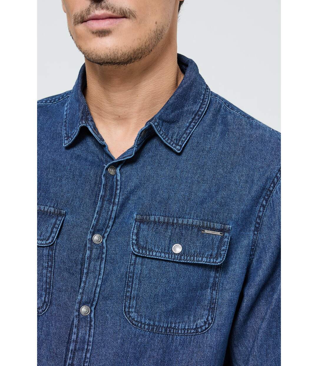 Chemise Darel Blue Denim-3