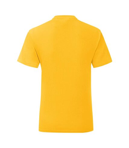 Fruit Of The Loom Mens Iconic T-Shirt (Pack Of 5) (Sunflower Yellow) - UTPC4369