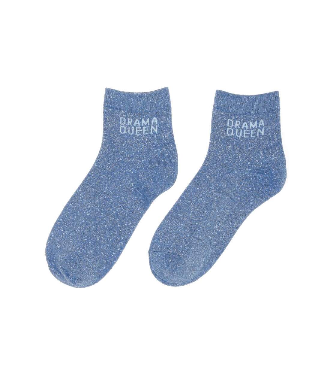 Chaussettes bleu femme stella green drama queen-1
