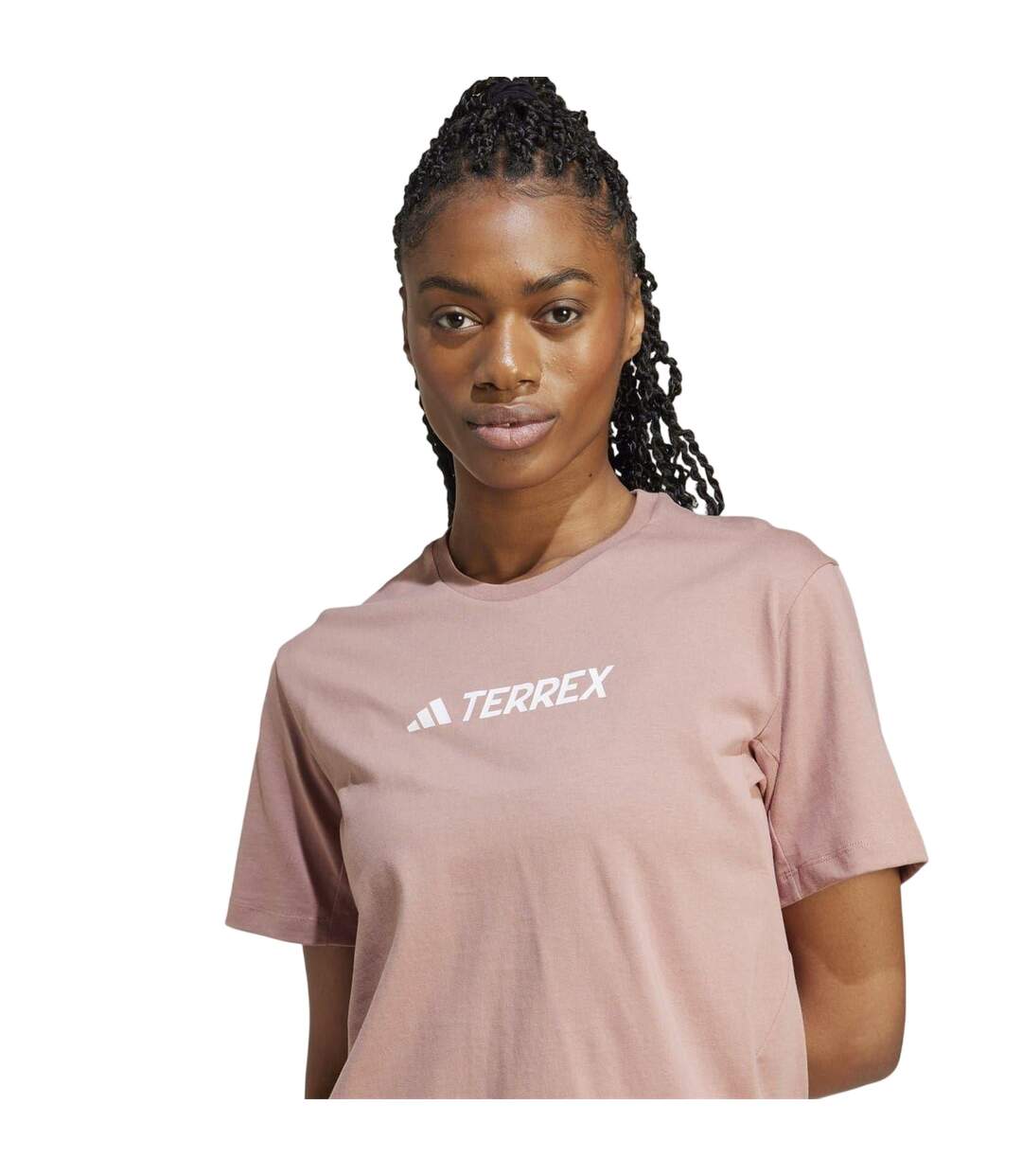 T-shirt Motif/style Classique Terrex Femme Orange Clair Adidas-4