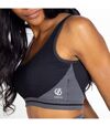 Dare 2B Womens/Ladies Don´t Sweat It Recycled Bikini Top (Black/Charcoal Grey)