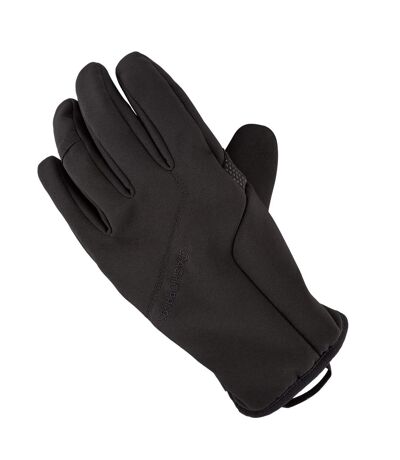 Unisex adult altis softshell gloves black Craghoppers