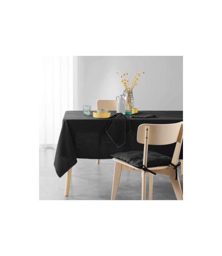 Lot de 3 Serviettes de Table Mistraline 40x40cm Noir