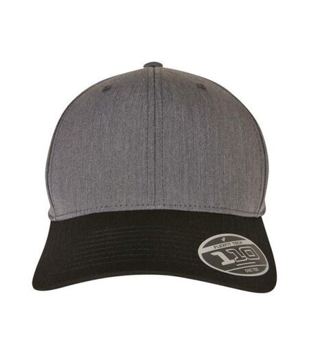 Casquette adulte gris foncé / noir Flexfit