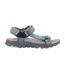 Womens/ladies Stanton Sandals Grey Turquoise Cotswold-1