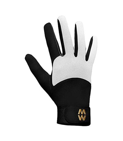 MacWet Unisex Mesh Long Cuff Gloves (Black/White)