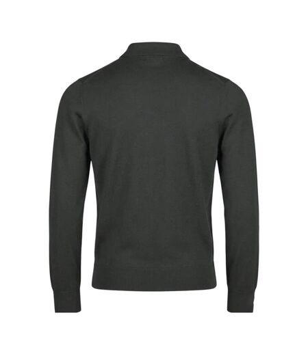Polo Manches Longues Homme Vert Tee Jays