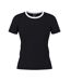 T-Shirt noir femme pieces may-1