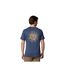 T-shirt Motif/style Imprimé Au Dos Kwick Hike Homme Bleu Columbia-3