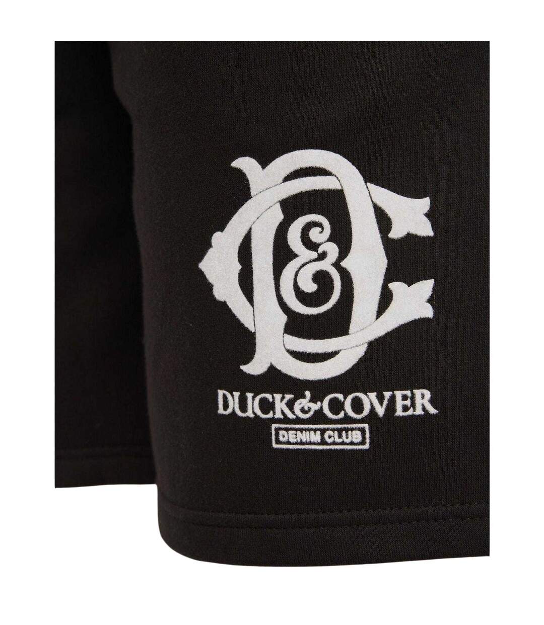 Short Randolph Homme Noir Duck And Cover-3