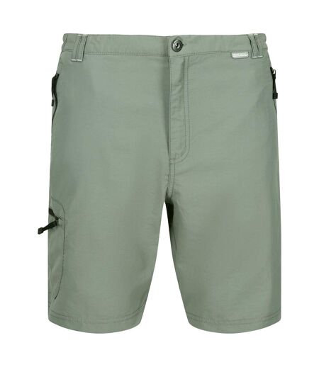 Short de marche leesville homme vert kaki Regatta