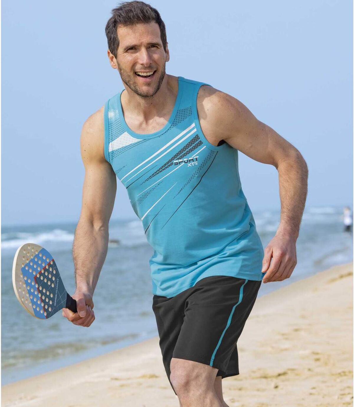 2er-Pack Shorts Sport aus Microfaser Atlas For Men