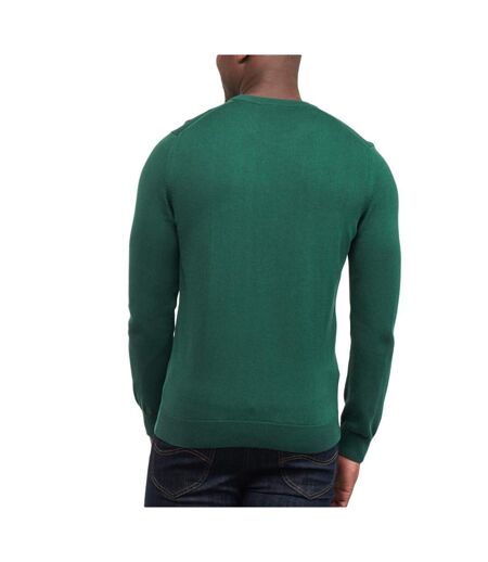 Pull vert homme lacoste organic cotton crew