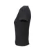 Womens/ladies Sara T-shirt Deep Black SOLS-3