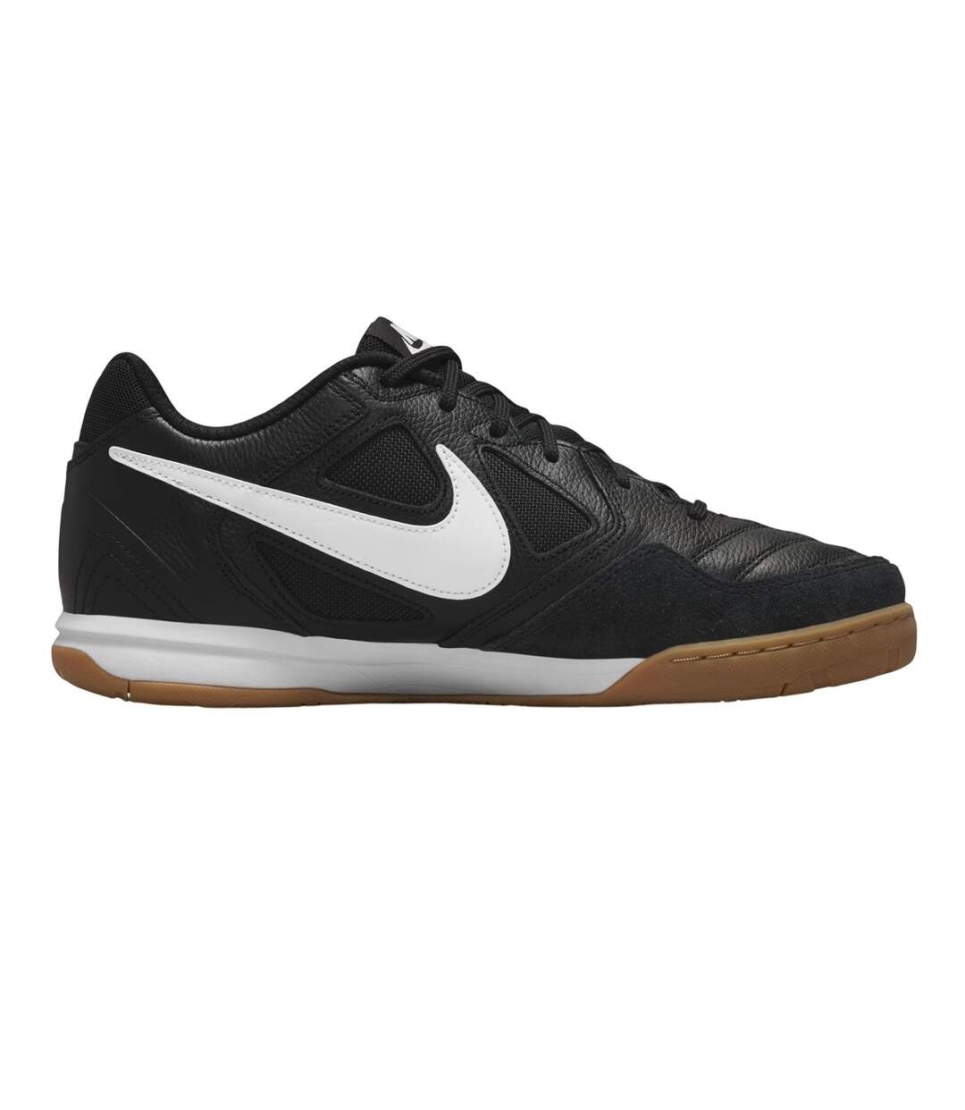 Mens Gato Classic Leather Indoor Football Shoes Black White Nike-1