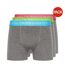 Pack Of 3  Mens Astral Logo Boxer Briefs  Charcoal Marl Crosshatch-1