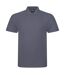 Mens pro polo shirt solid grey PRO RTX