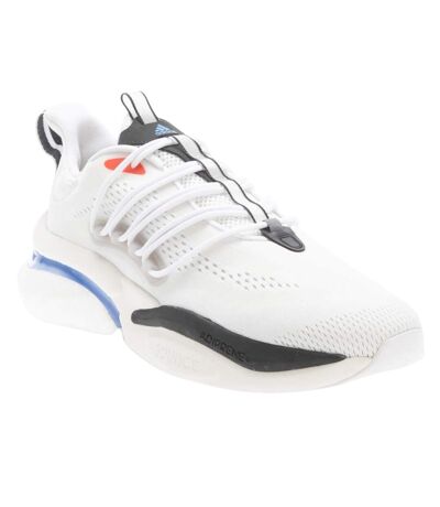 Unisex Adult Alphaboost V1 Trainers White Adidas
