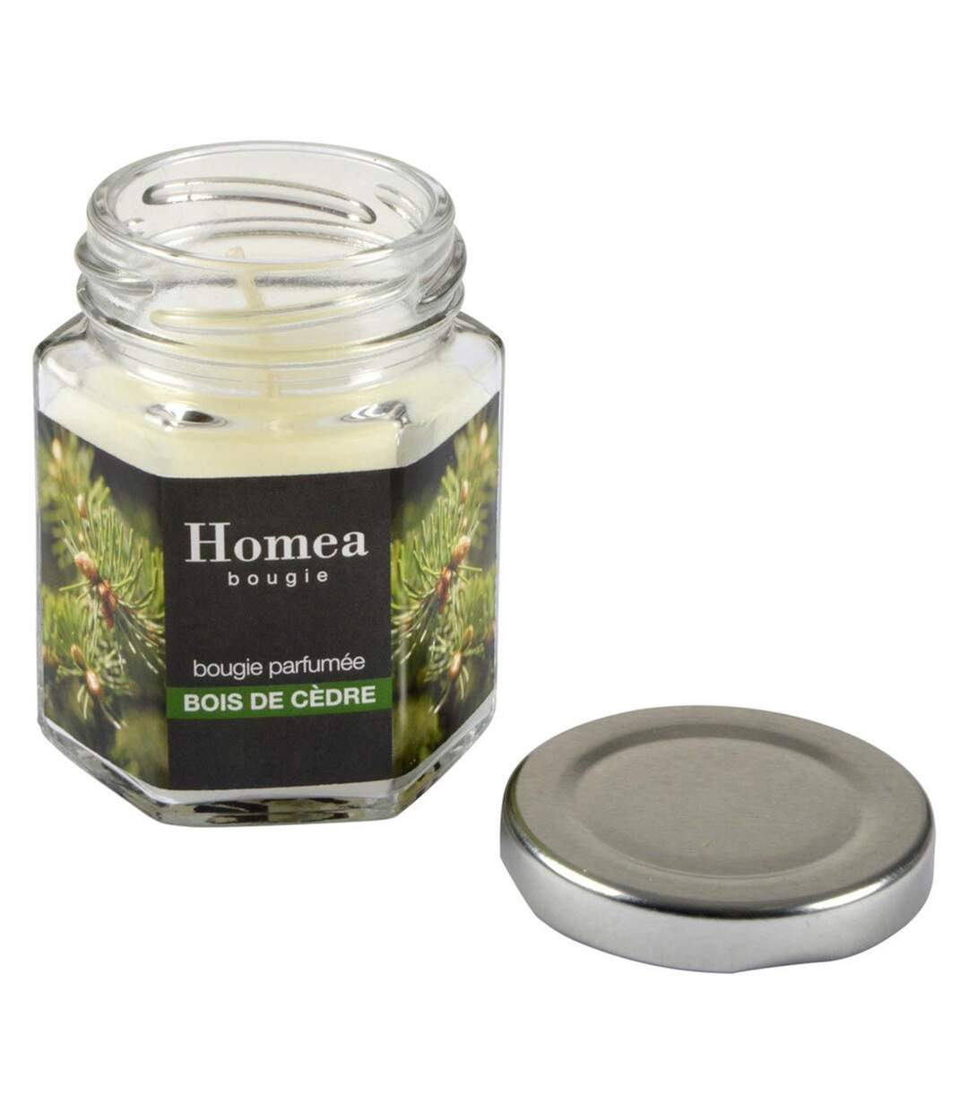 Bougie Verrine Parfumée Essentiel 7cm Bois de Cèdre-2