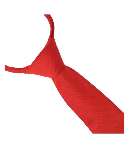 Childrens/kids Checked Show Tie One Size Red Supreme Products