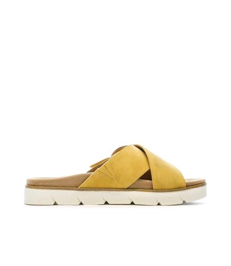 Sandales jaune femme relife helene