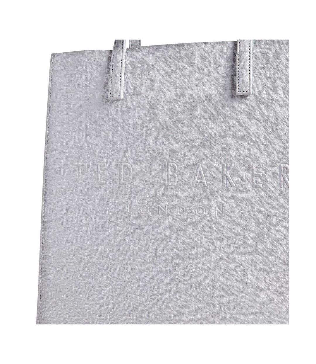 Crosshatch Logo Tote Bag One Size Light Grey Ted Baker-3