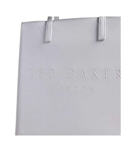 Crosshatch Logo Tote Bag One Size Light Grey Ted Baker