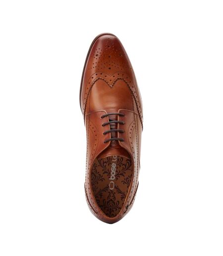 Chaussures brogues barbera homme brun clair Base London