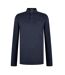 Polo Manches Longues Motif/style Logo Pirol Homme Bleu Foncé Boss-2