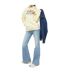 Sweat À Capuche Motif/style Logo Femme Jaune Tommy Jeans-1