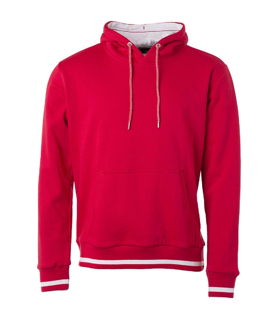 Sweat shirt à capuche homme - JN778 - rouge-1