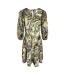 Womens/ladies Makucha Panthera Animal Print Dress Multicoloured Inoa-2