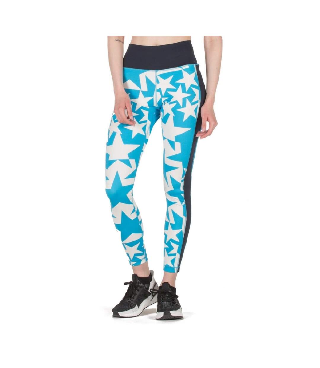 legging bleu adidas