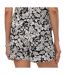 Short Noir/Beige à Motifs Femme Vero Moda Easy Joy - L-2