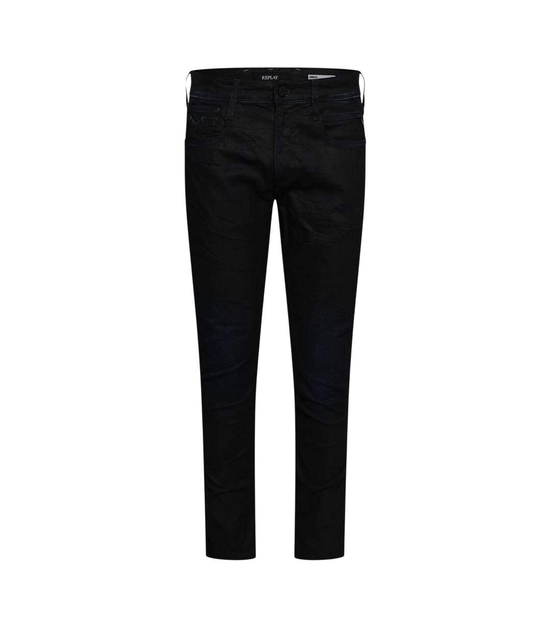Mens Anbass Cotton Slim Jeans Blue Replay-1