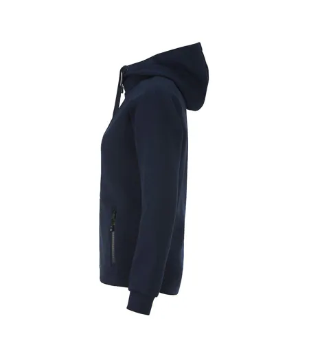 Womens/ladies Anzac Full Zip Hoodie Navy Dad