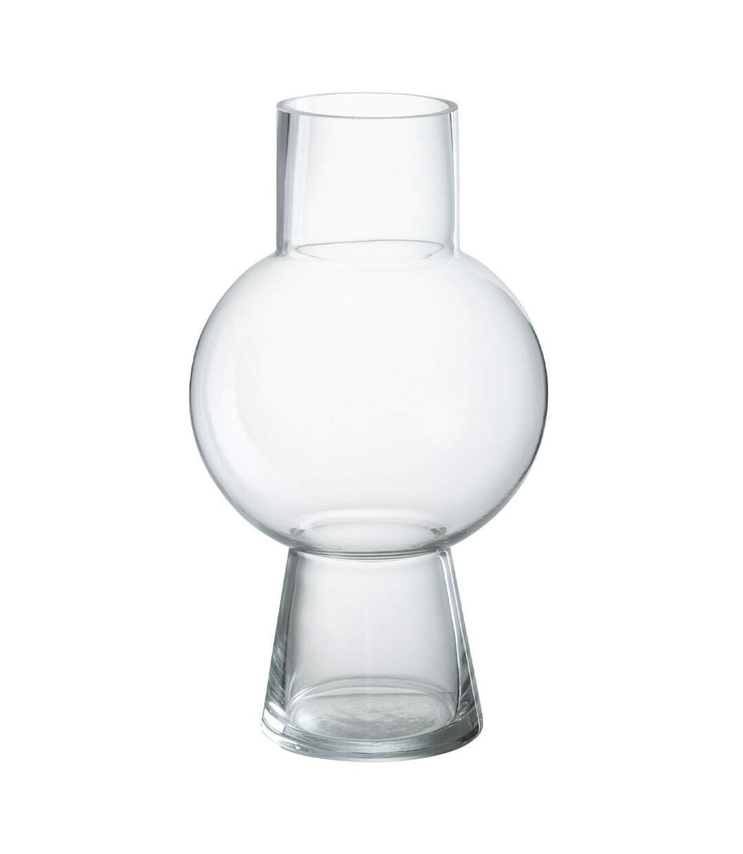 Vase Boule en Verre Pinky Perfect 31cm Transparent-1