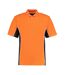 GAMEGEAR Mens Track Polycotton Pique Polo Shirt (Orange/Graphite)