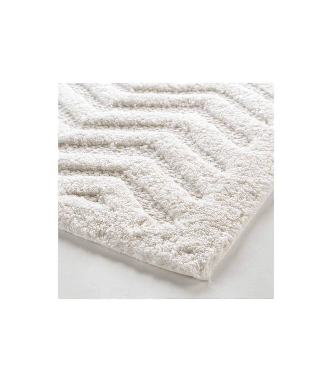 Tapis de Bain Jacquard Angelis 50x80cm Blanc-2
