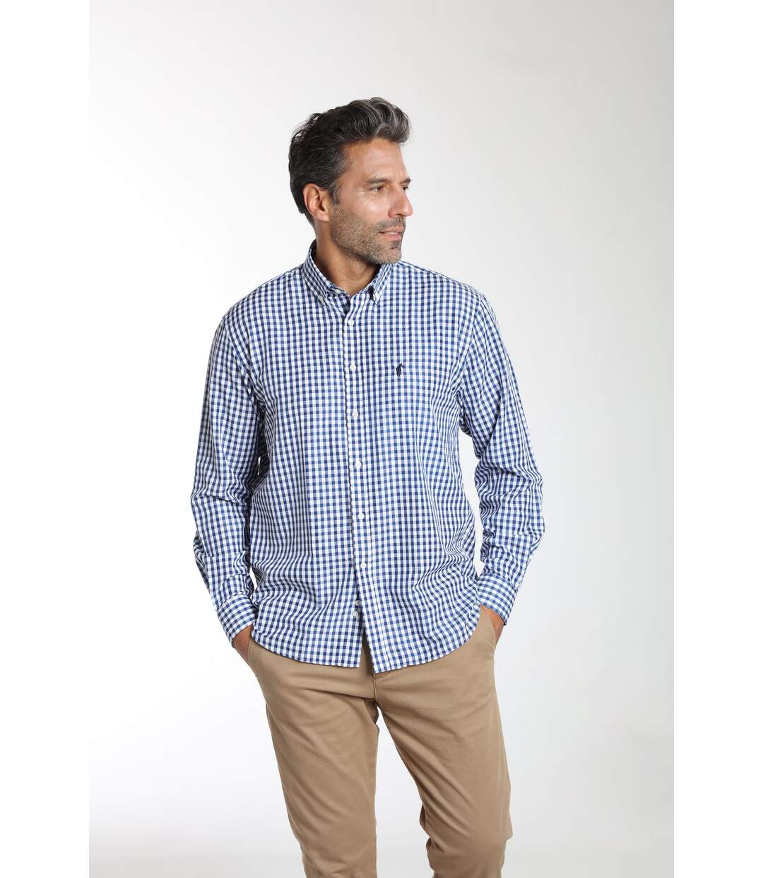 Chemise manches longues en coton CITY-3