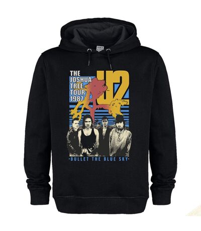 Unisex adult bullet the blue sky u2 hoodie black Amplified