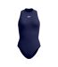 Maillot De Bain 1 Pièce Uni Col Ras-du-cou Hydrasuit Femme Bleu Marine Speedo-2
