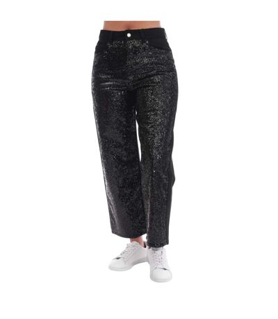 Womens/ladies J31 Regular Jeans Black Emporio Armani