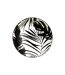Lot de 6 Assiettes Creuses Palme 20cm Noir-1