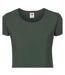 T-shirt Iconic Femme Vert Bouteille Fruit Of The Loom-2